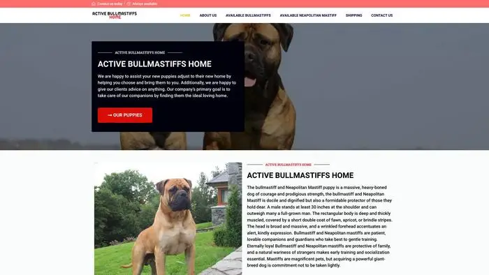 Activebullmastiffhome.com