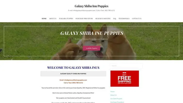 Galaxyshibainupuppies.com