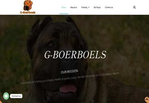 is g-boerboels.co.za legit? screenshot