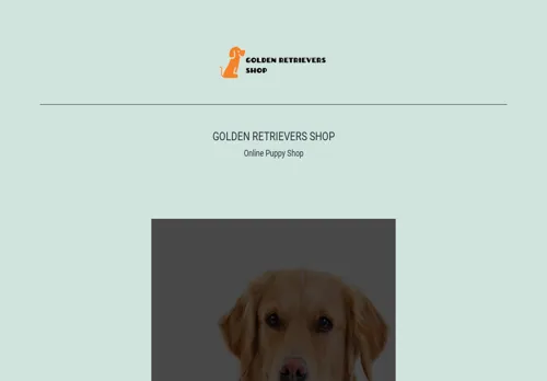 is goldenretrieversshop.com legit? screenshot