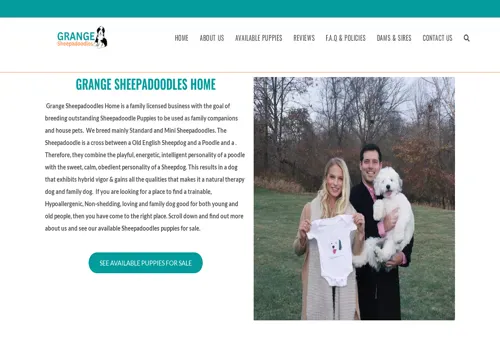 is grangesheepadoodles.com legit? screenshot