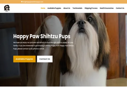 is happypawshihtzupups.com legit? screenshot