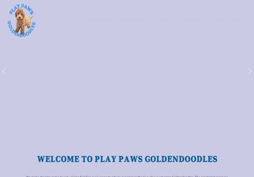 is playpawsgoldendoodles.com legit? screenshot