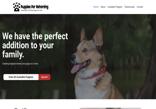 is puppiesforrehoming.com legit? screenshot