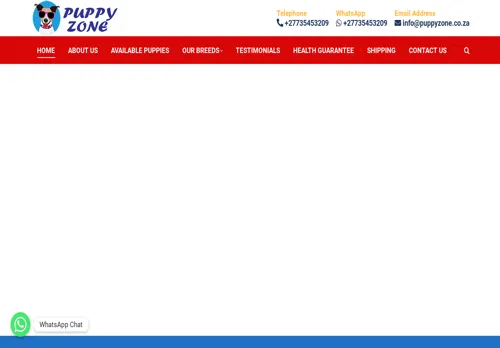 is puppyzone.co.za legit? screenshot