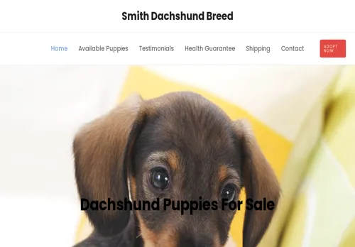 is smithdachshundbreed.com legit? screenshot