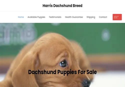 is harrisdachshundbreed.com legit? screenshot