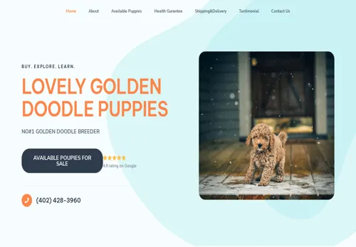 is lovelygoldendoodlepuppies.com legit? screenshot