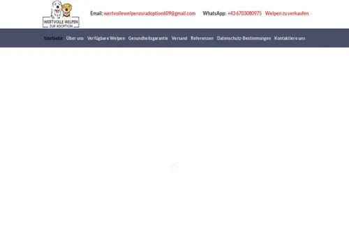 is wertvollewelpenzuradoption.com legit? screenshot