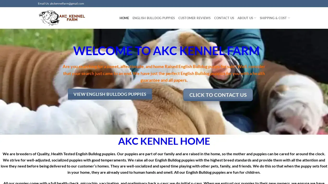 is akckennelfarm.com legit? screenshot