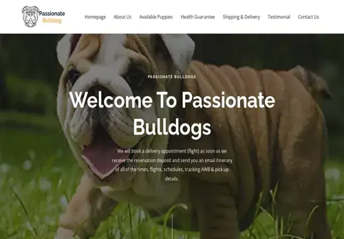 is passionatebulldogs.com legit? screenshot