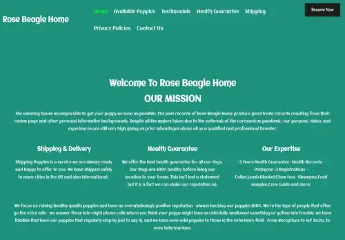 is rosebeagle.com legit? screenshot
