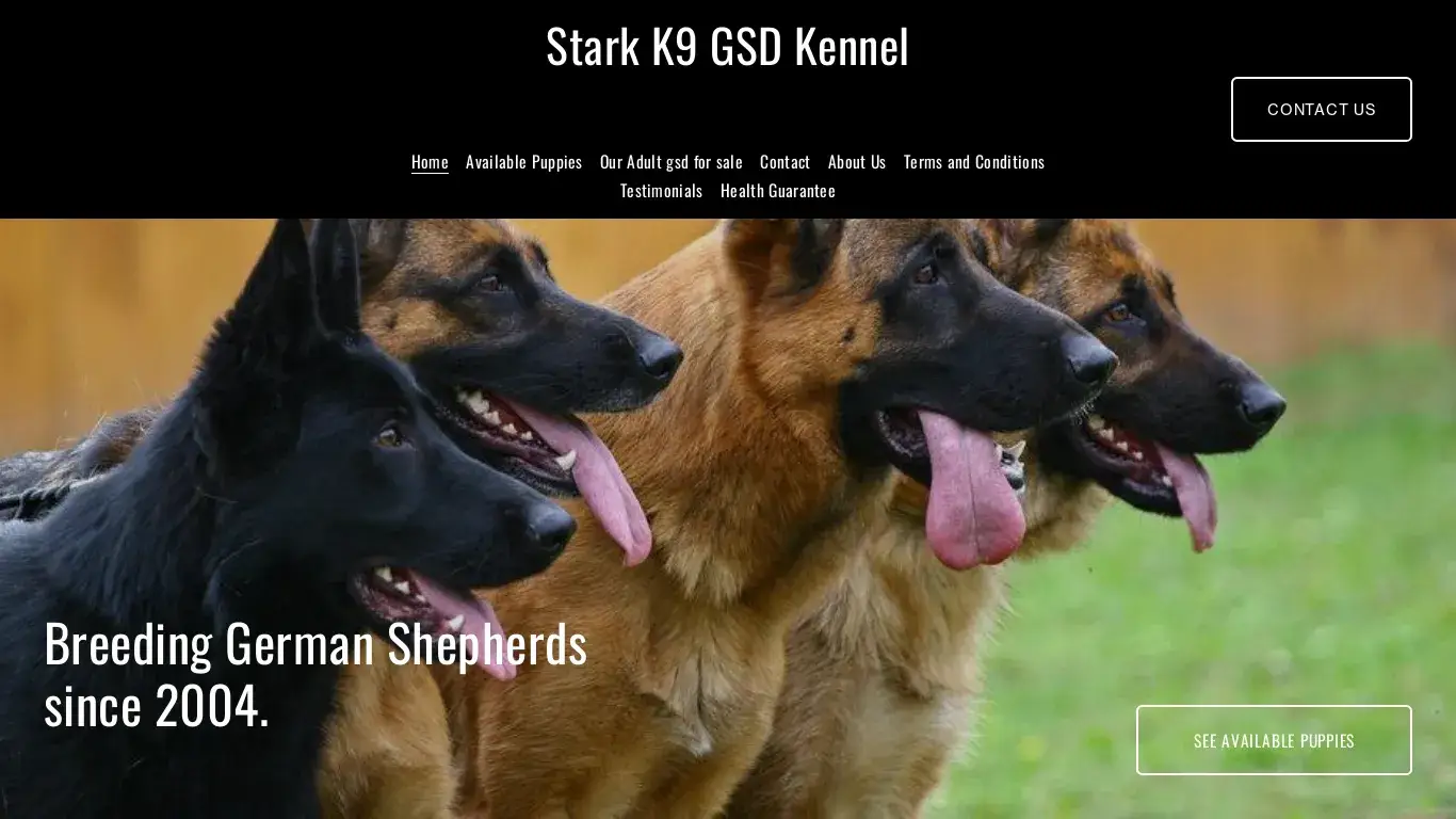 is starrk9shepherds.com legit? screenshot