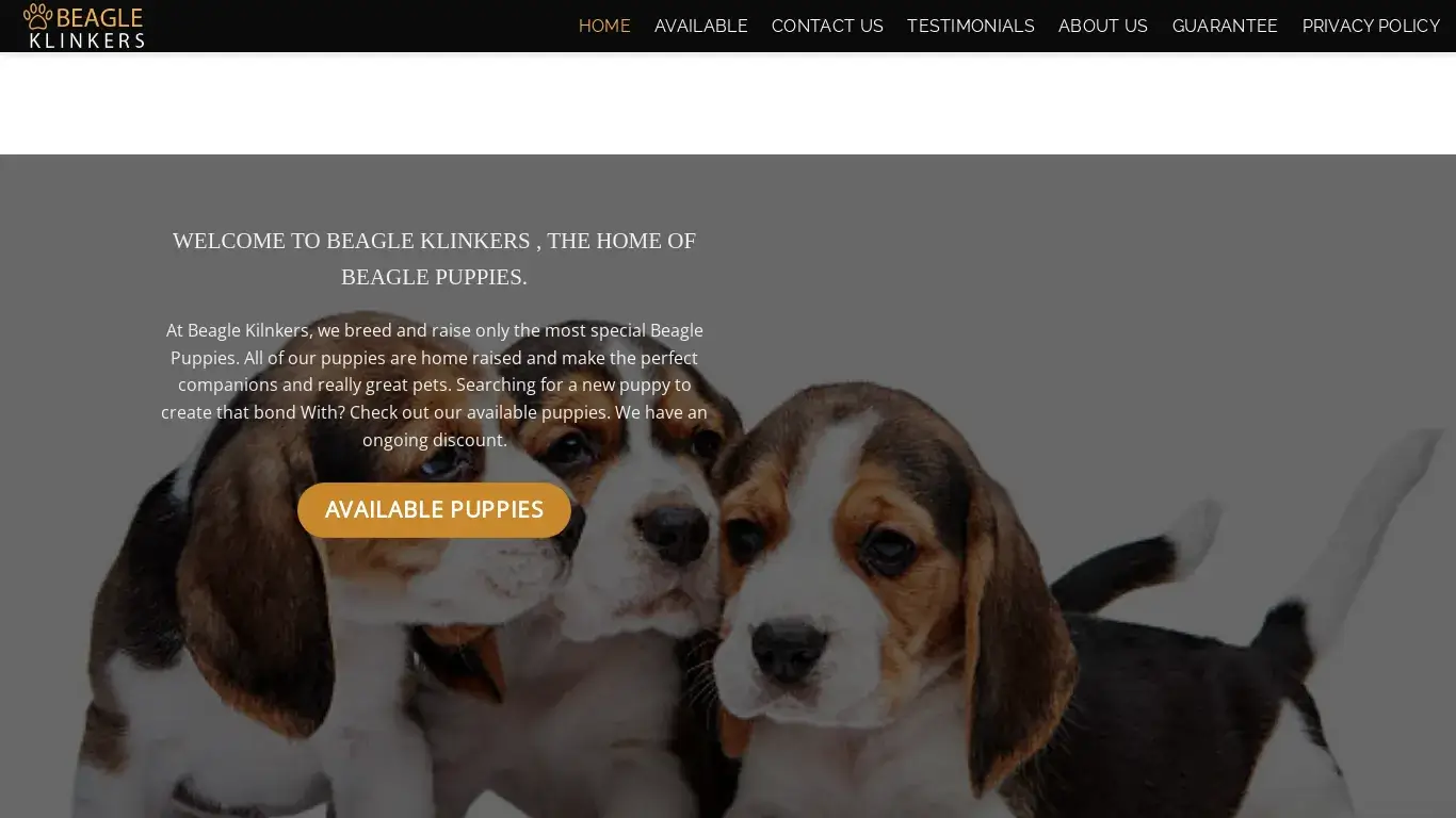 is beagleklinkers.com legit? screenshot