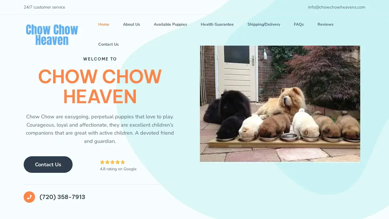 is chowchowheavens.com legit? screenshot