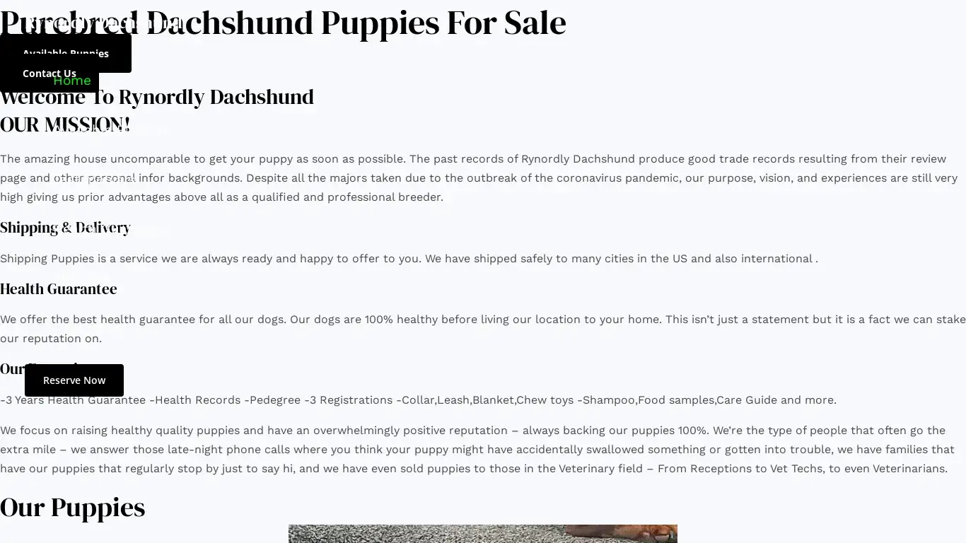 is dachshundrynordly.com legit? screenshot