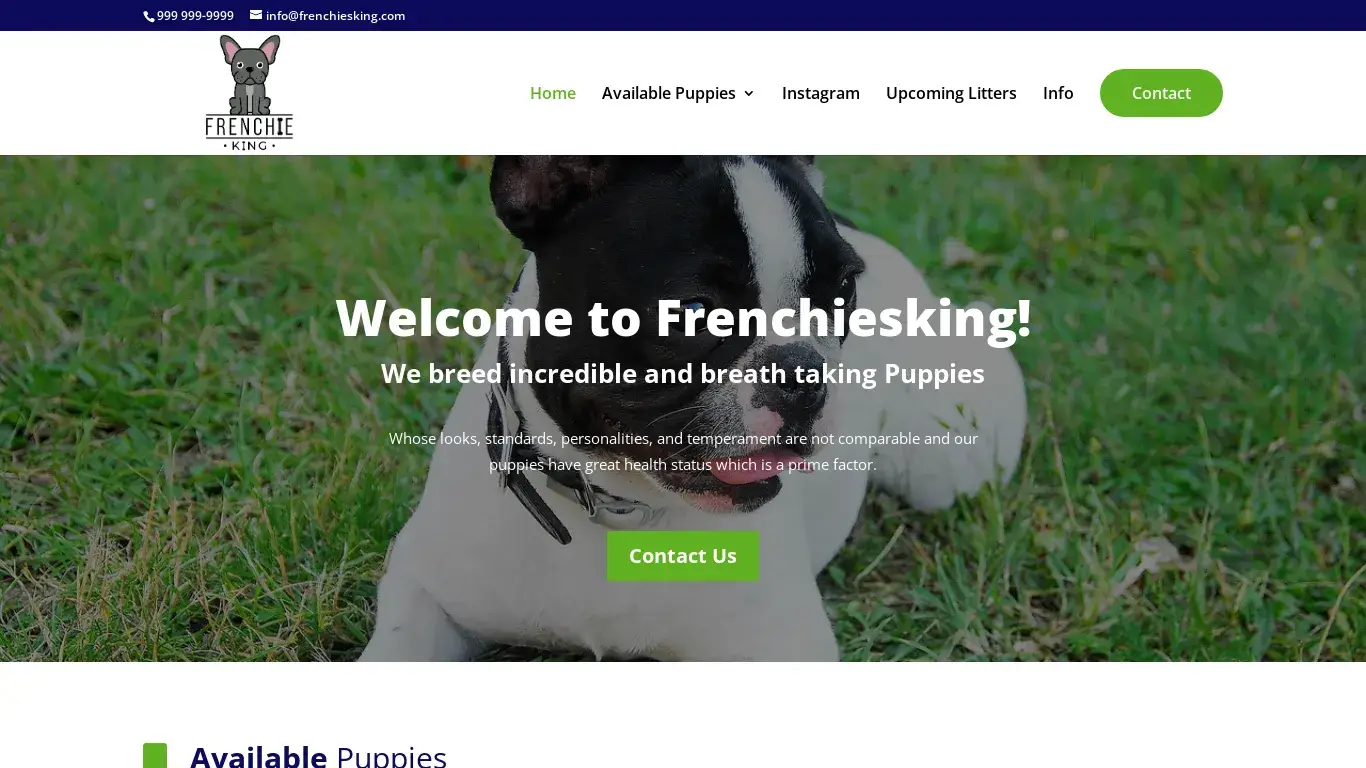 is frenchiesking.com legit? screenshot