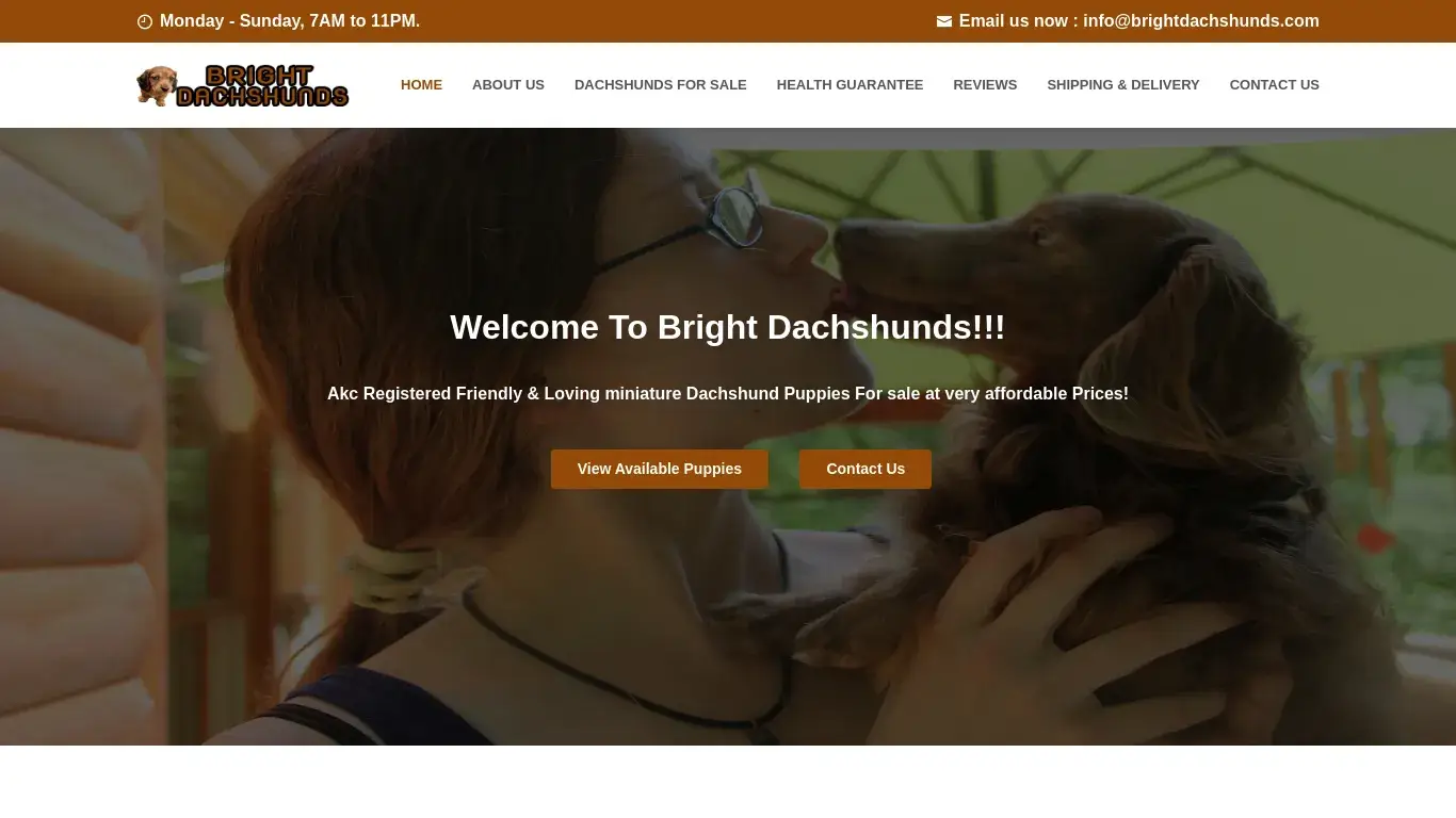 is brightdachshunds.com legit? screenshot