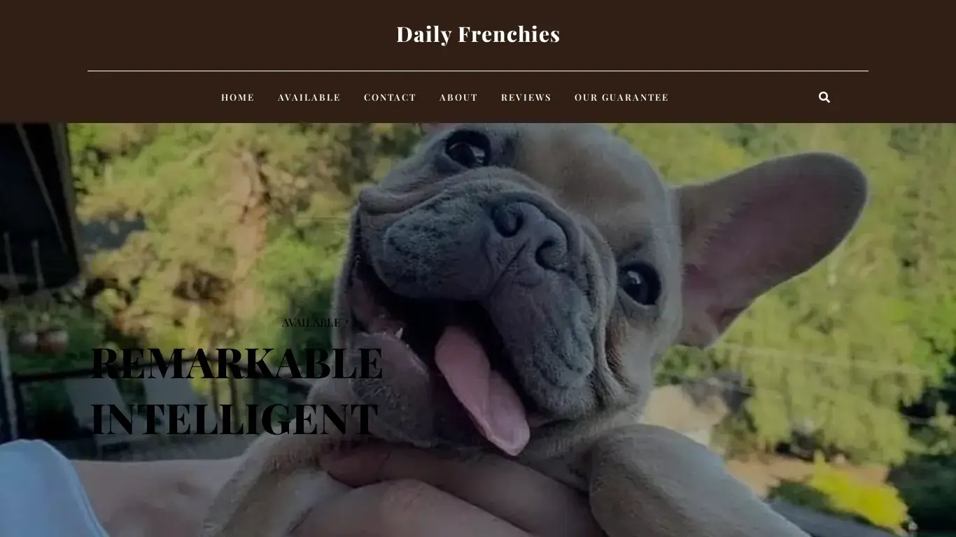 is dailydoseoffrenchies.com legit? screenshot