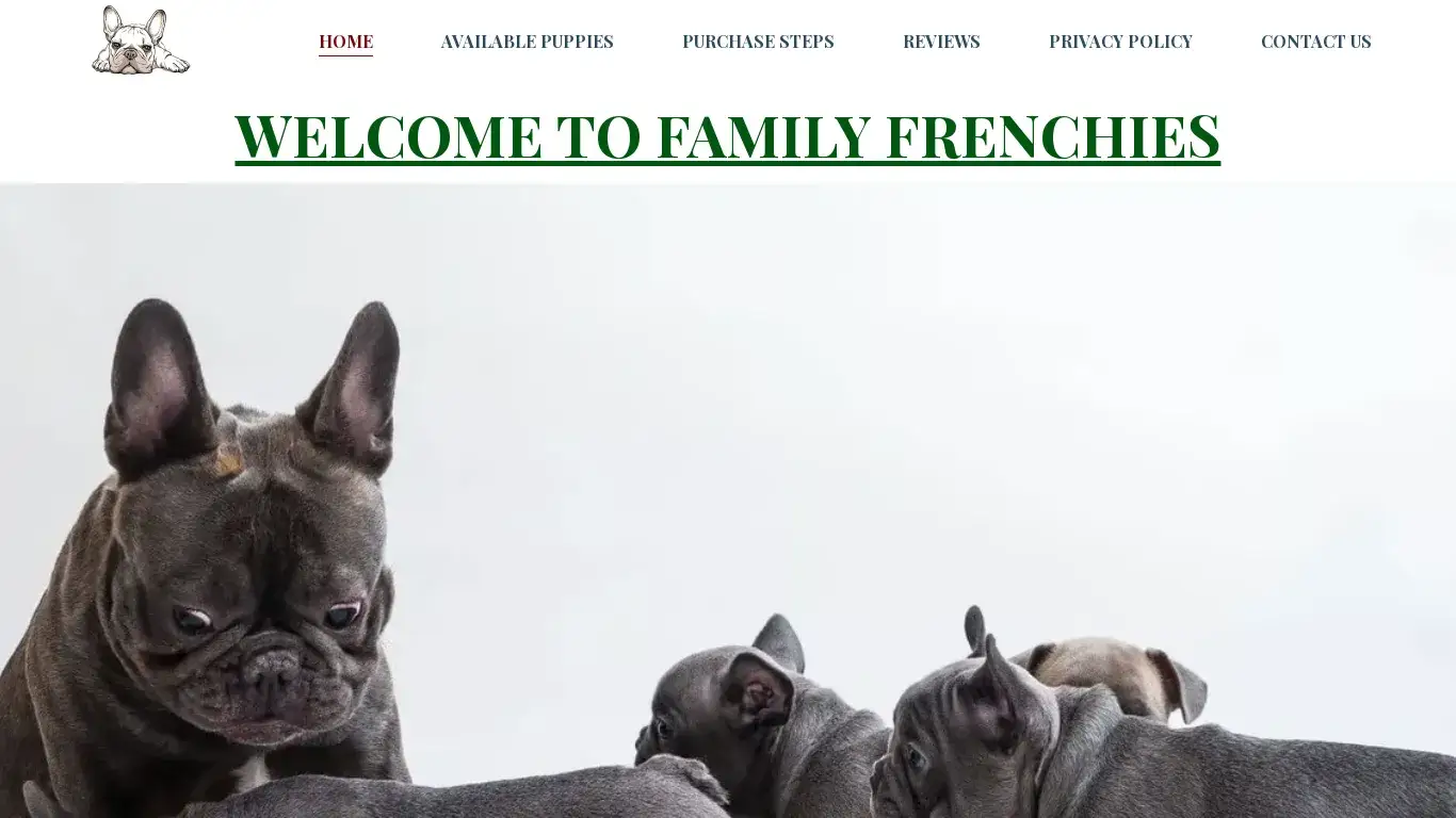 is frenchiedoggy.com legit? screenshot