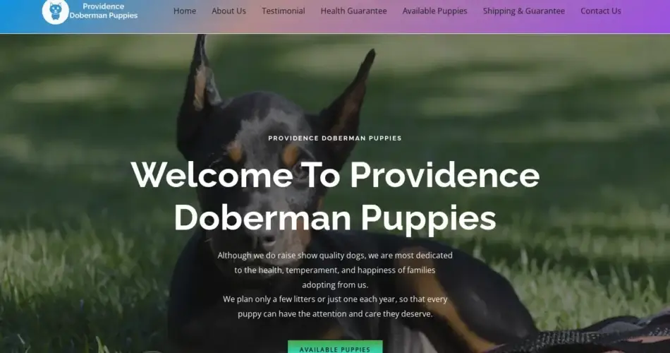 Is Providencedobermanpuppies.com legit?