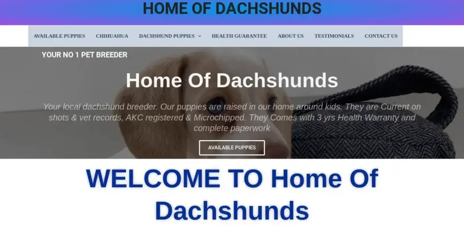 Is Homeofdachshunds.com legit?
