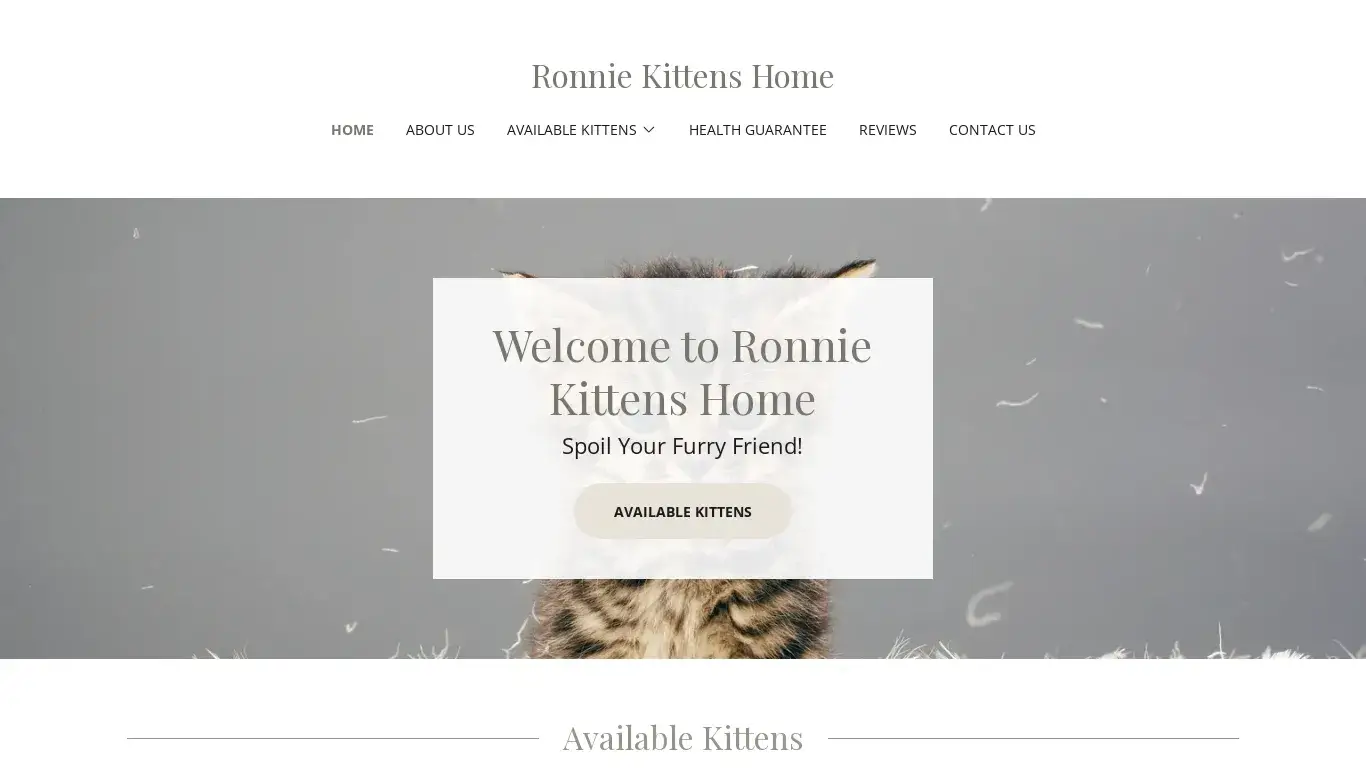 is ronniekittenshome.com legit? screenshot