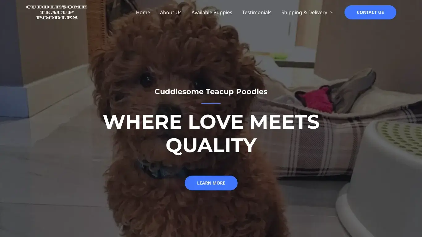 is cuddlesomepoodles.com legit? screenshot