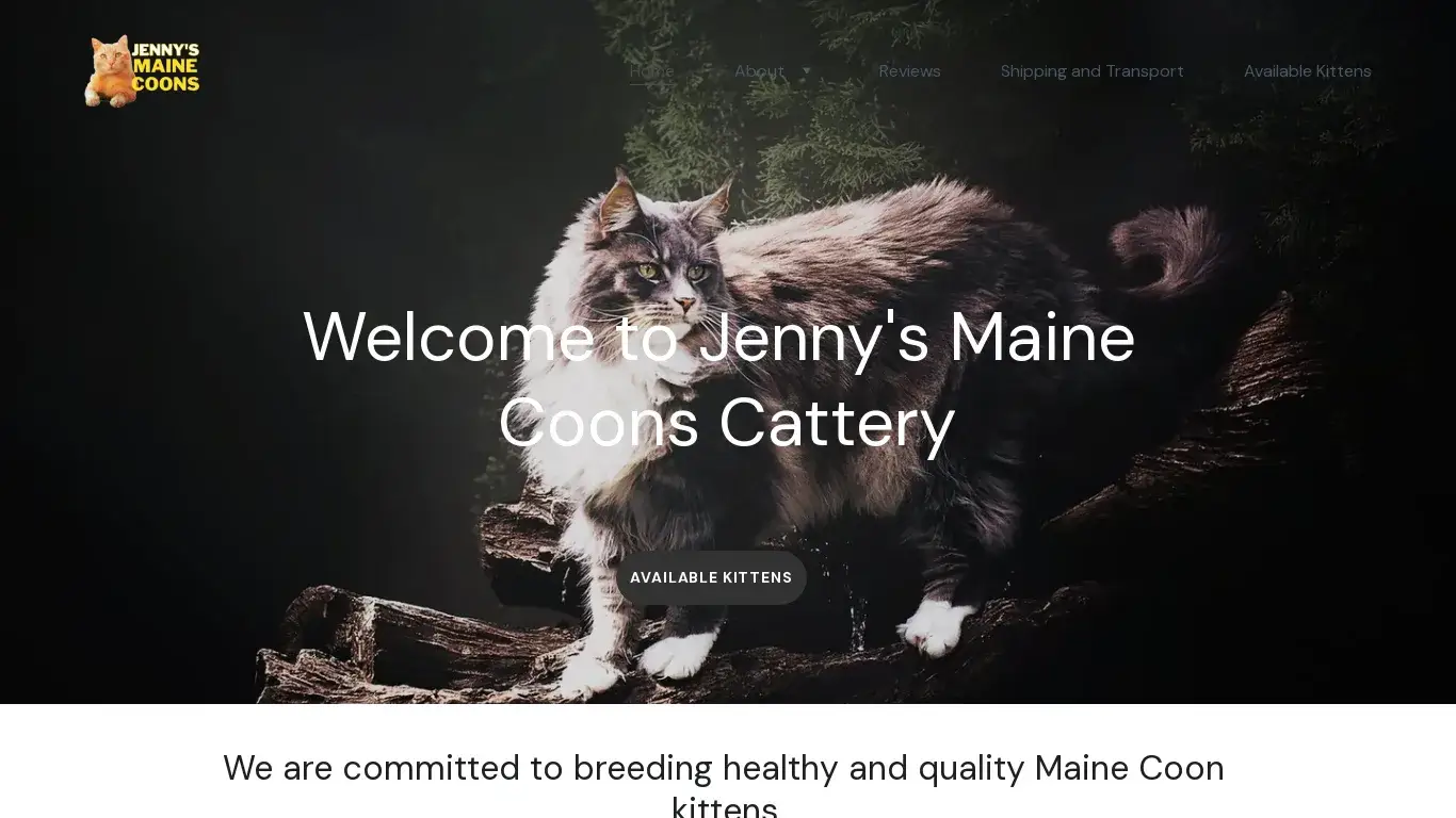 is Home | Jenny's Maine Coon Kiitens legit? screenshot