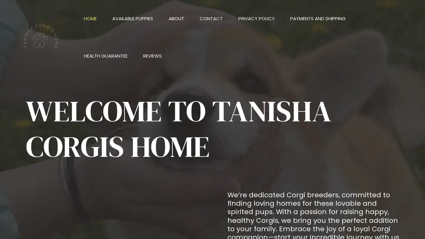 is tanishacorgishome.com legit? screenshot