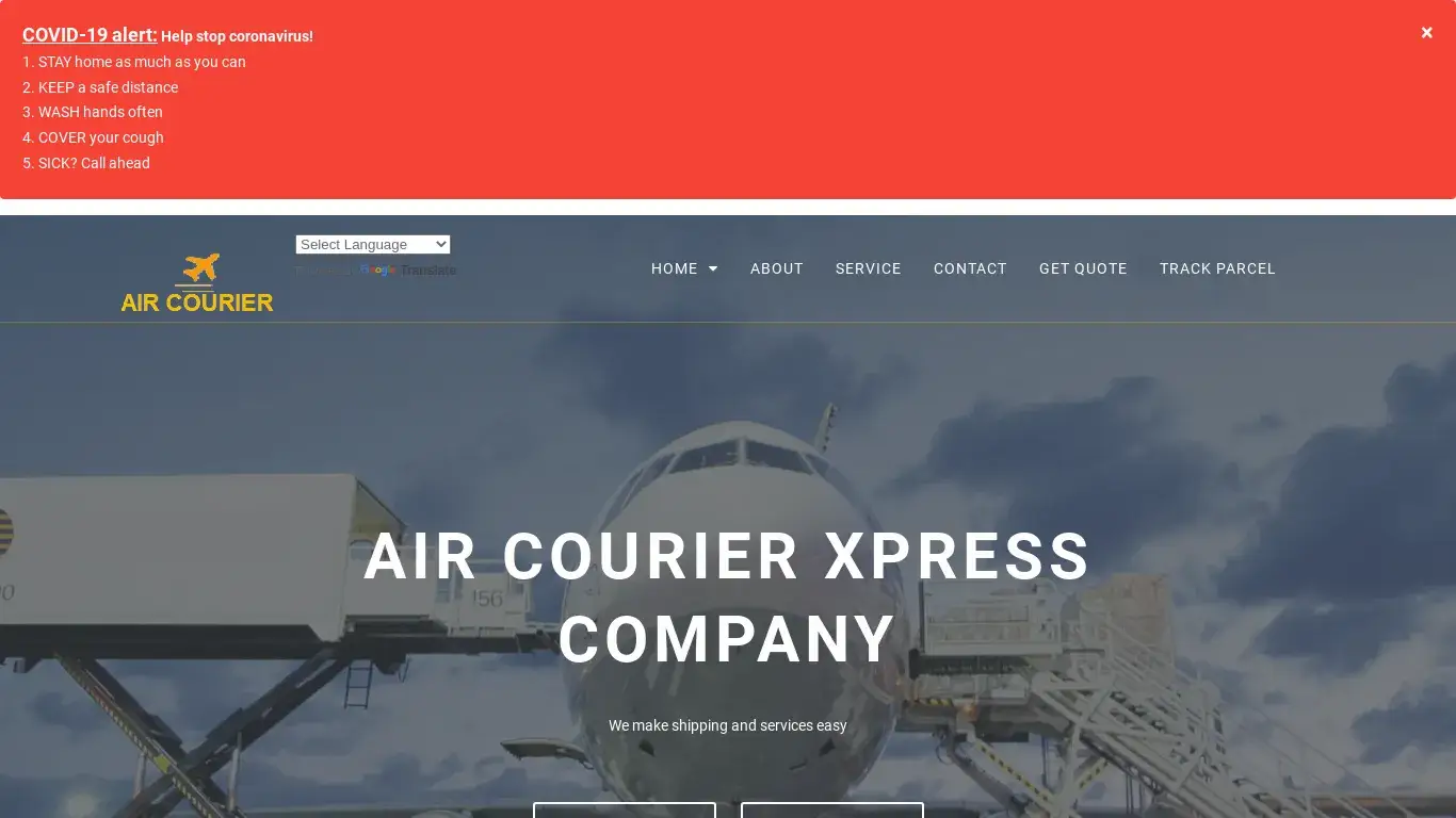 is Air Courier Xpress | Courier Service legit? screenshot