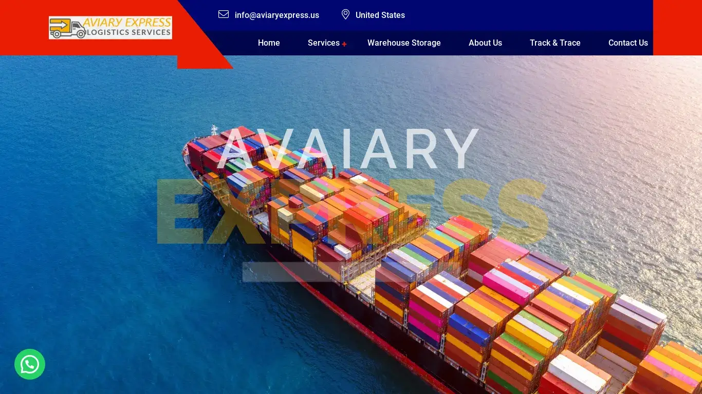 is aviaryexpress – Logistics Cargo Solutions legit? screenshot