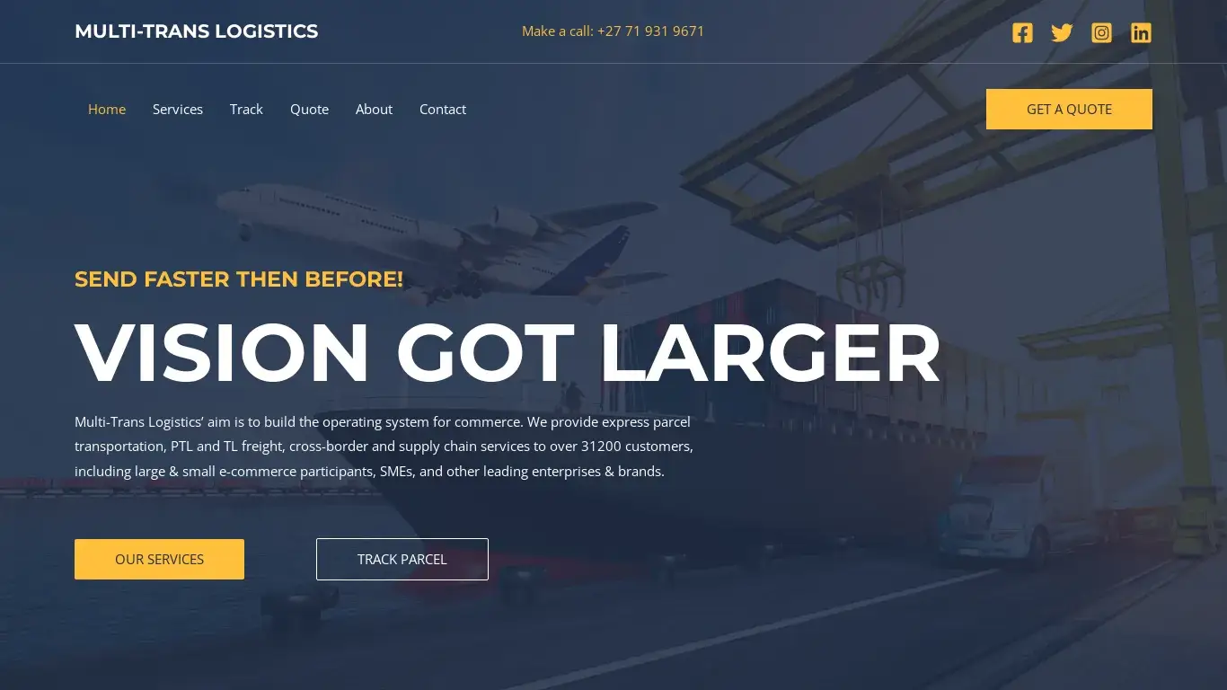 is Multi-Trans Logistics – Best Shipping Services legit? screenshot