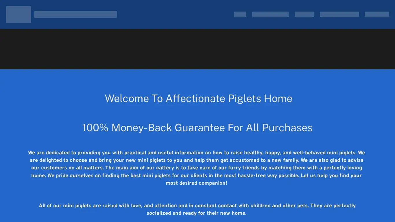 is EFFECTIONATE PIGS legit? screenshot