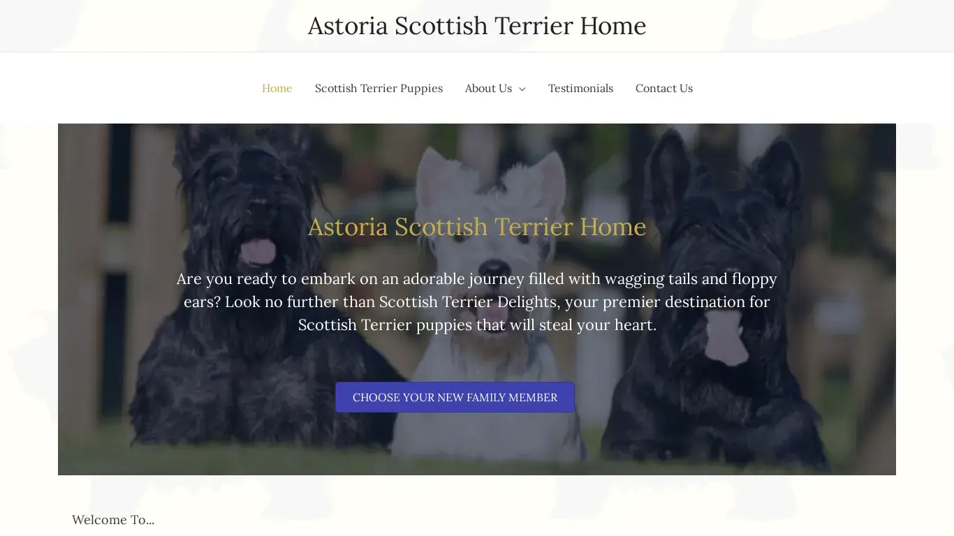 is Astoria Scottish Terrier Home legit? screenshot