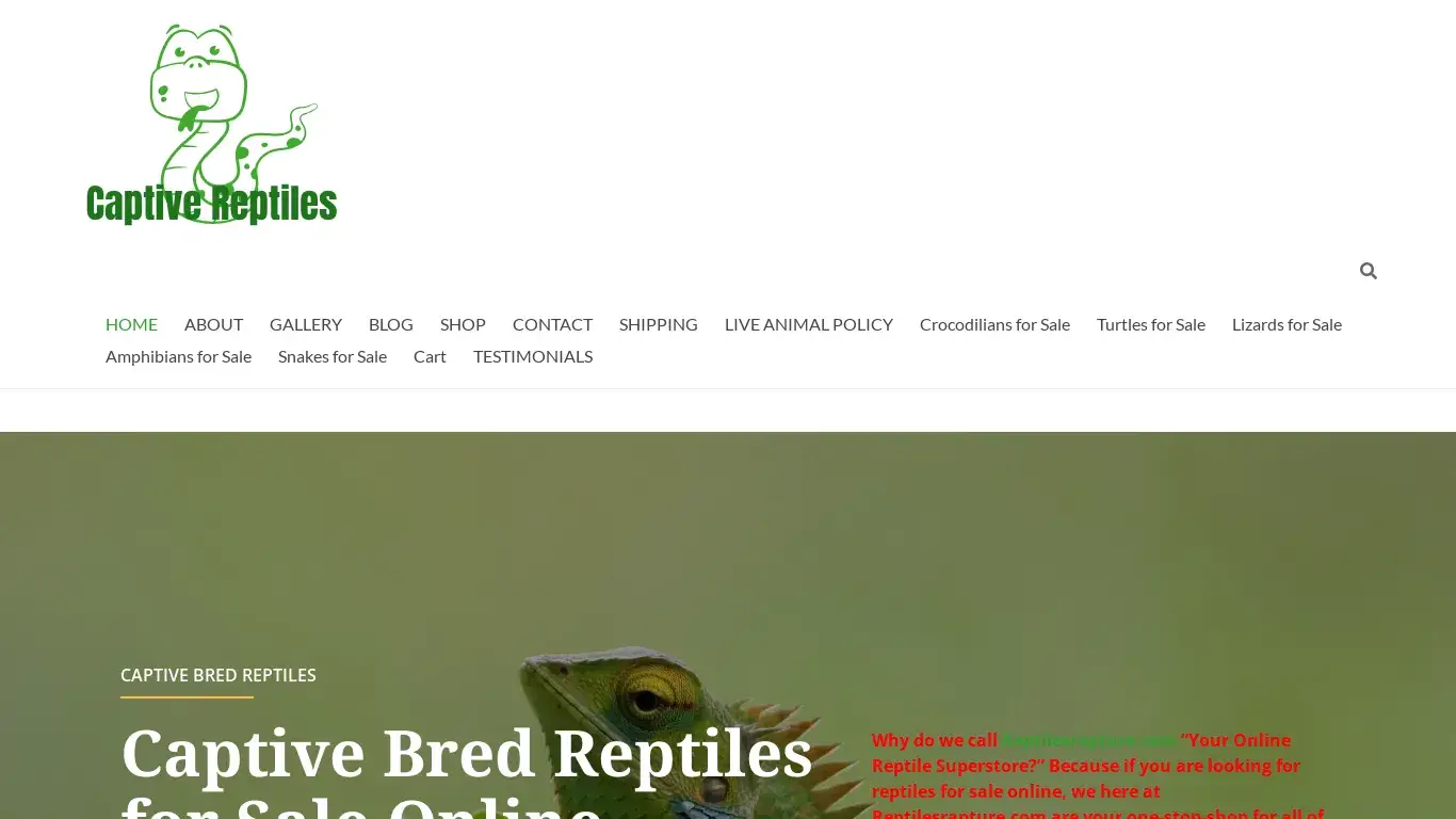 is Reptiles for Sale USA legit? screenshot