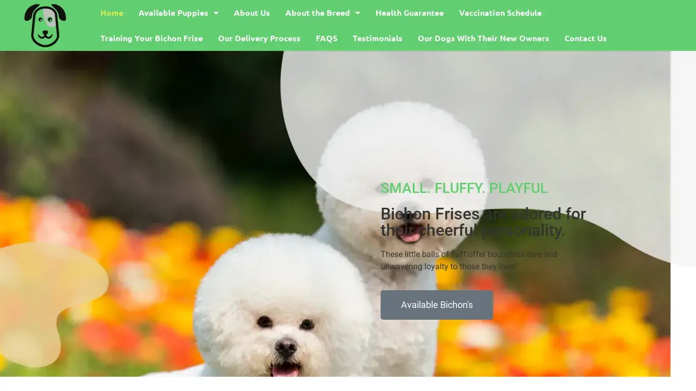 is murraybichonhome.com – Exquisite Bichon Frise Puppies legit? screenshot