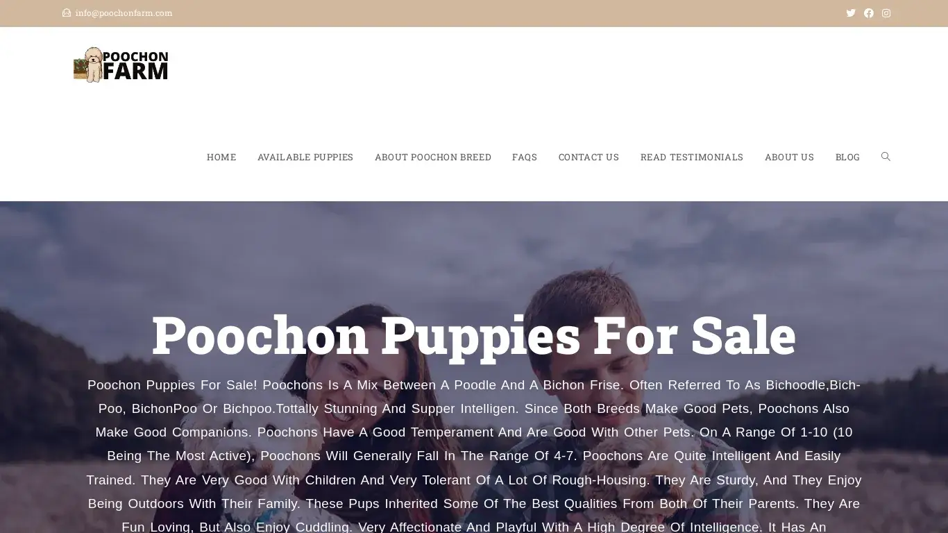 is Poochon Puppies for Sale - Poochon Farm legit? screenshot