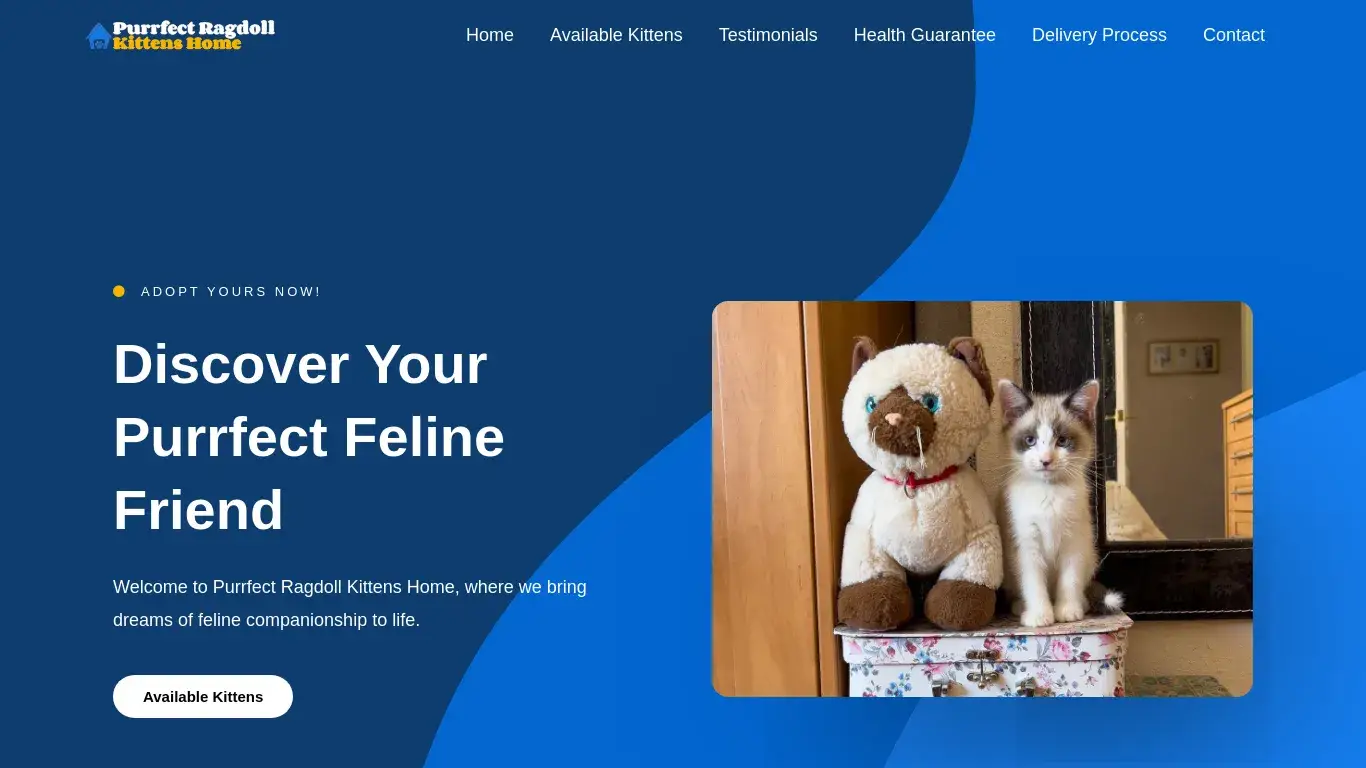 is Home - Purrfect Ragdoll Kittens Home legit? screenshot
