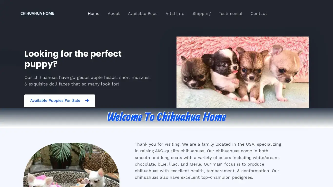 is Chihuahua Homes legit? screenshot