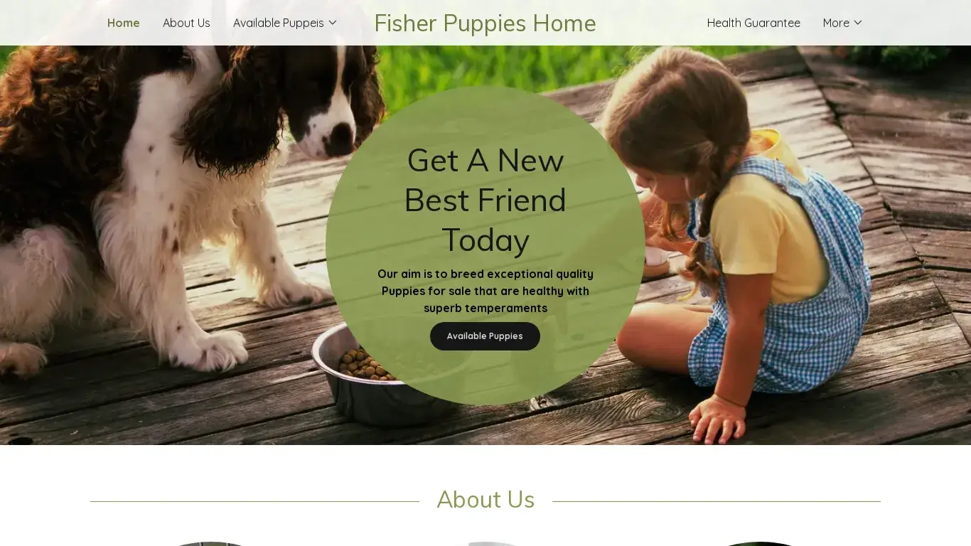 is Fisher Puppies Home legit? screenshot