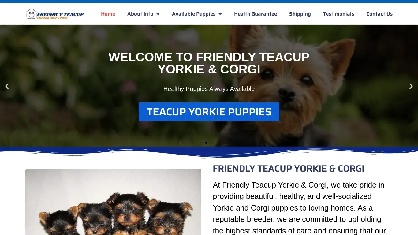 is Friendly Teacup Yorkie & Corgi – Friendly Teacup Yorkie & Corgi legit? screenshot