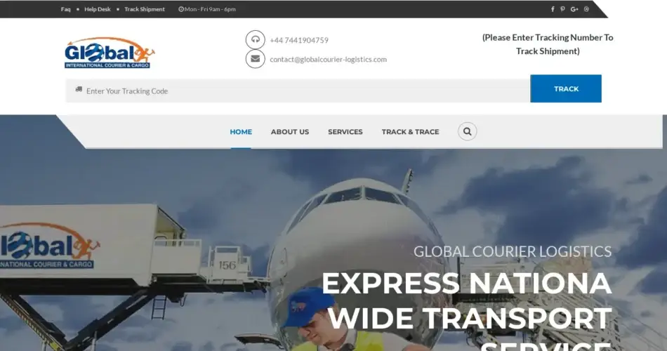 Is Globalcourier-logistics.com legit?