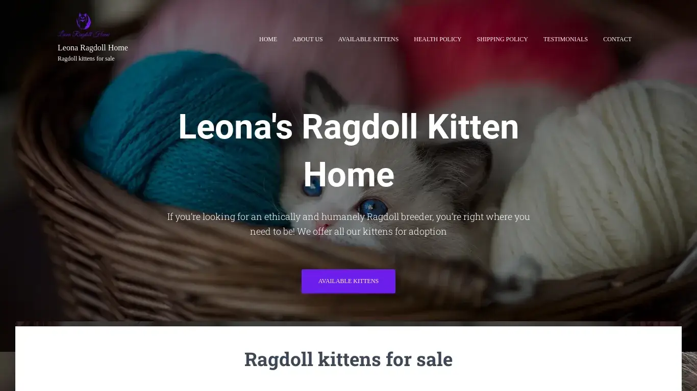 is %Leona Ragdoll kitten Home% - %ragdoll kittens for sale% legit? screenshot