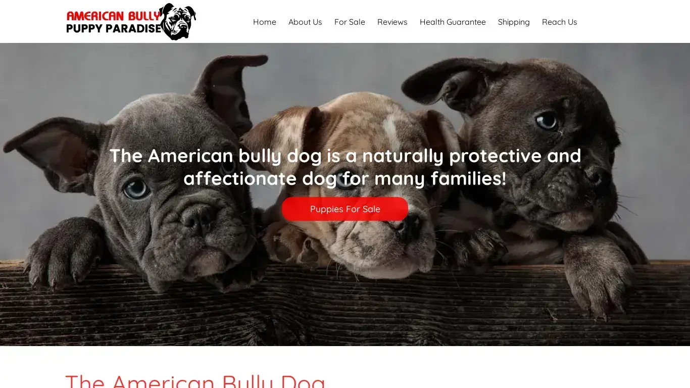is Home - American Bully Puppy Paradise legit? screenshot