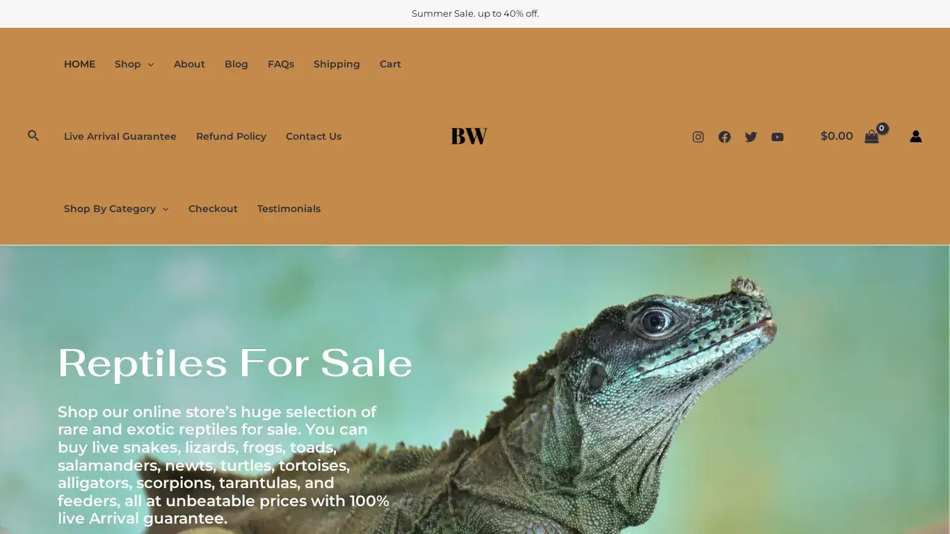is Captive Bred Reptiles for Sale - Backwater Reptiles legit? screenshot