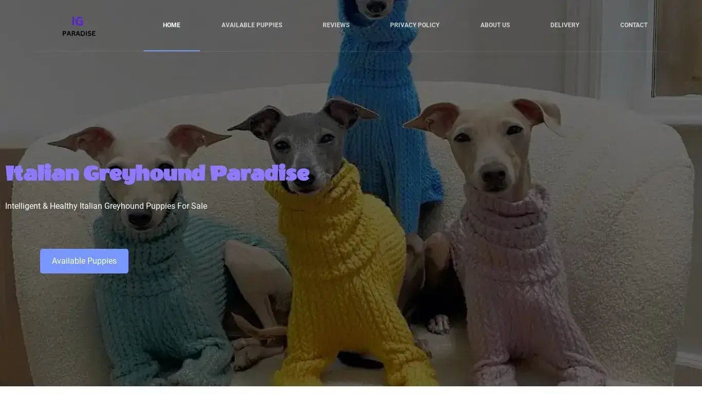is Italian Greyhound Paradise – Italian Greyhound Paradise legit? screenshot