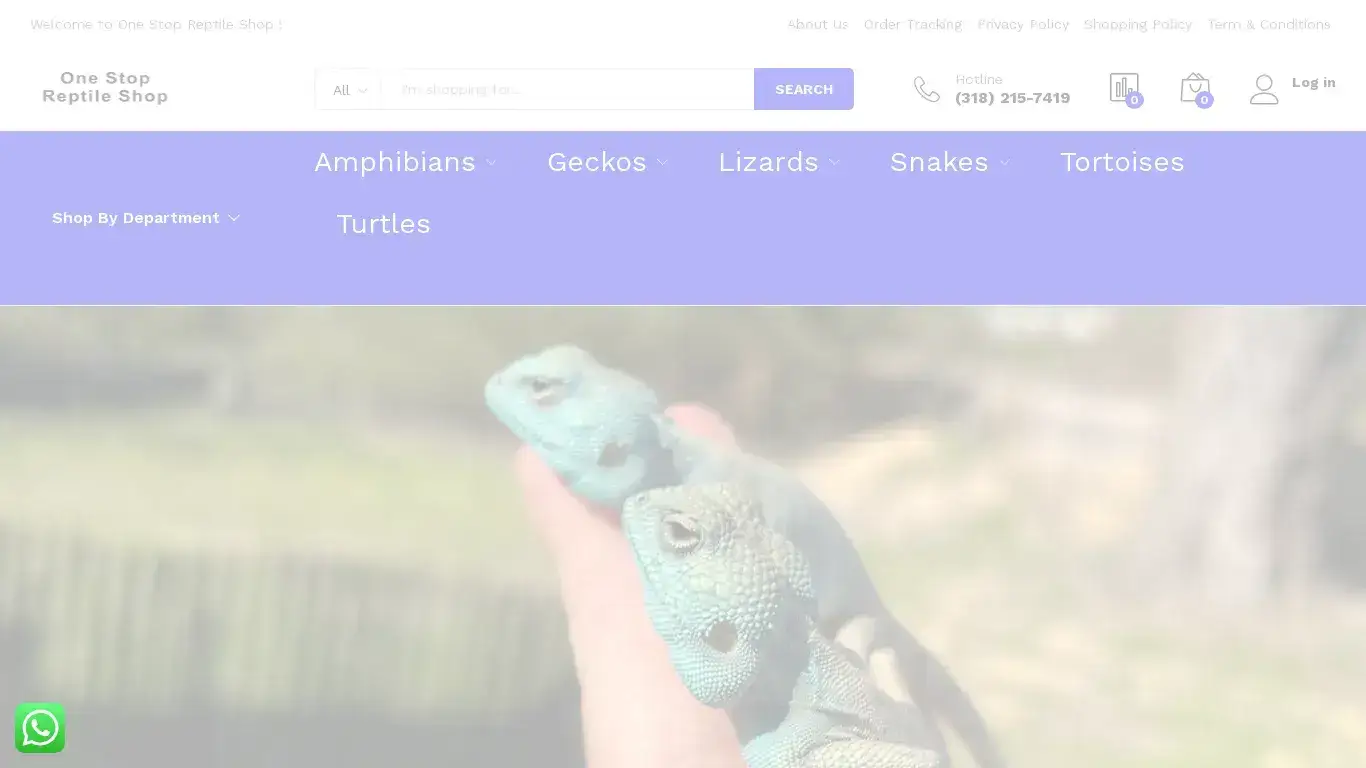 is One Stop Reptile Shop - Reptiles For Sale - Reptile Store - One Stop Reptile Shop legit? screenshot