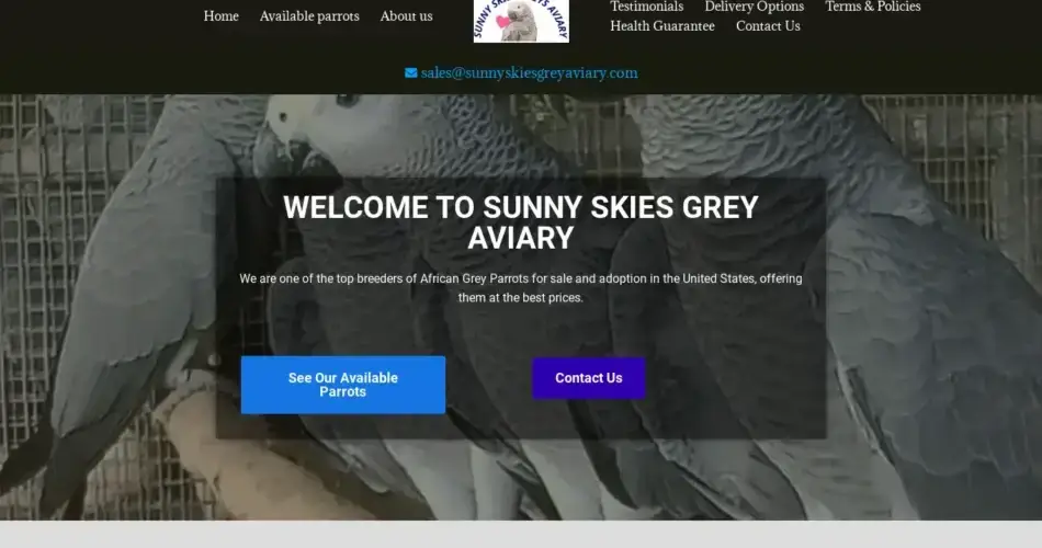 Is Sunnyskiesgreyaviary.com legit?