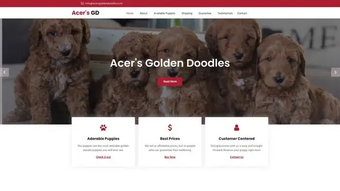 Screenshot of